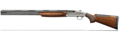 Benelli 828U 12ga 3" 28" LH AA-Grade Satin Walnut Engraved Nickel Receiver O/U Break Action Shotgun 10708